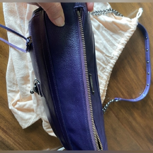 BNWT Rebecca Minkoff Purple Crossbody Bag - Picture 3 of 16